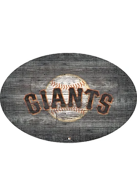 San Francisco Giants 46 Inch Distressed Wood Sign