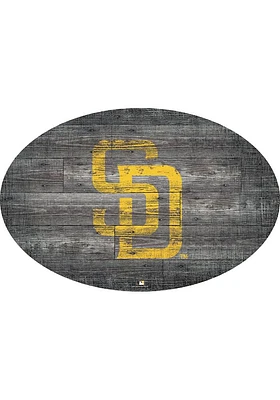 San Diego Padres 46 Inch Distressed Wood Sign
