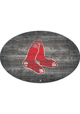 Boston Red Sox 46 Inch Distressed Wood Sign
