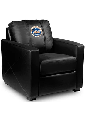 New York Mets Faux Leather Club Desk Chair - Black
