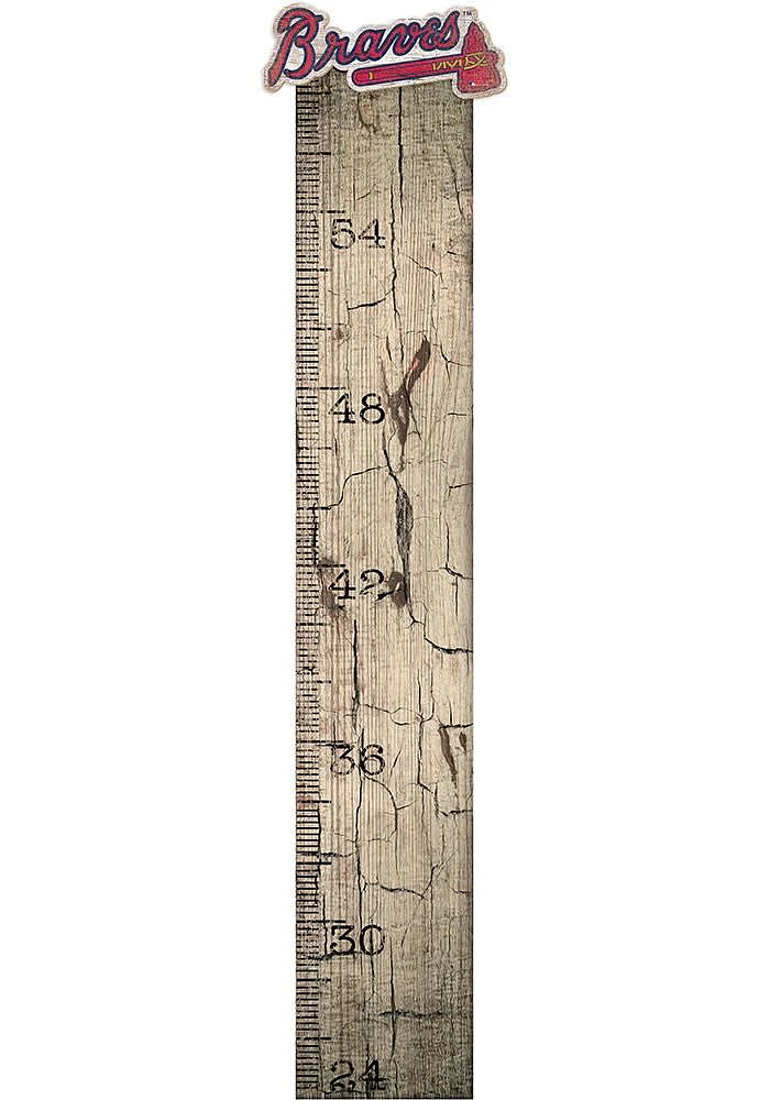 Atlanta Braves Growth Chart Sign