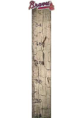 Atlanta Braves Growth Chart Sign