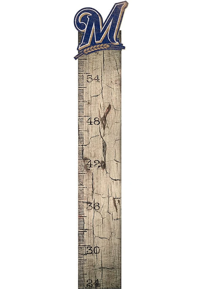 Milwaukee Brewers Growth Chart Sign