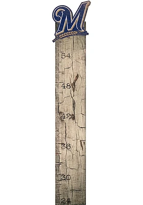 Milwaukee Brewers Growth Chart Sign
