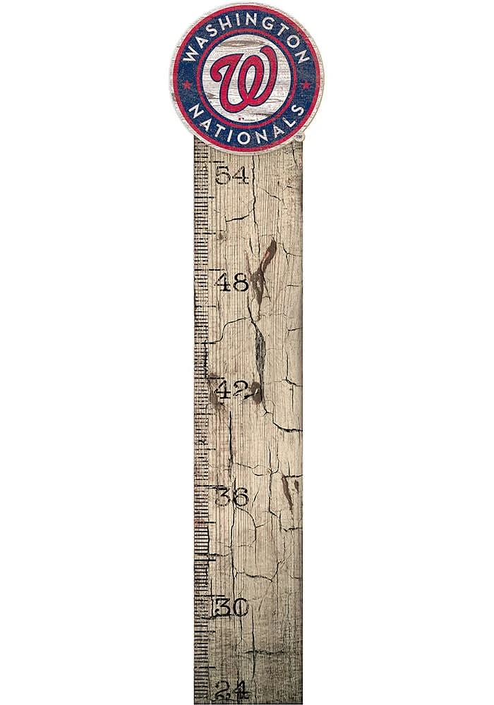 Washington Nationals Growth Chart Sign