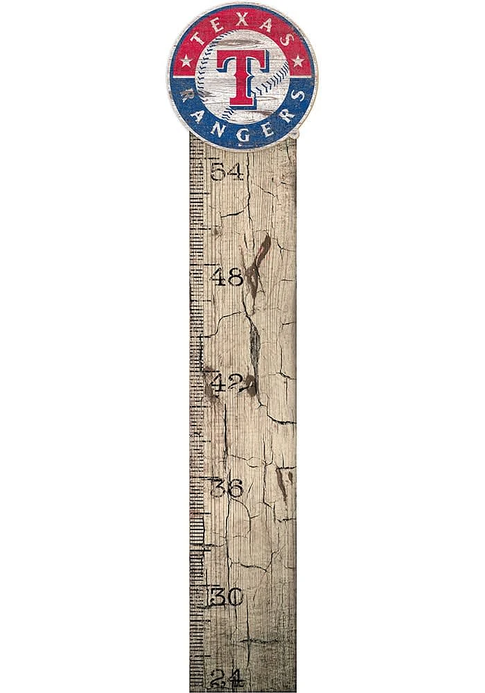 Texas Rangers Growth Chart Sign