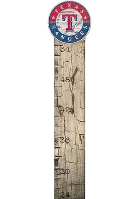 Texas Rangers Growth Chart Sign