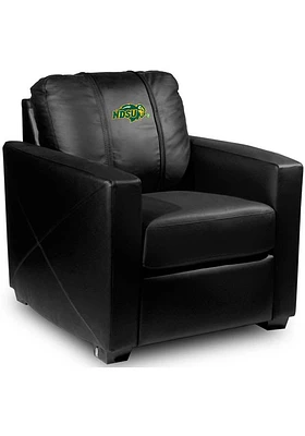 North Dakota State Bison Faux Leather Club Desk Chair - Black