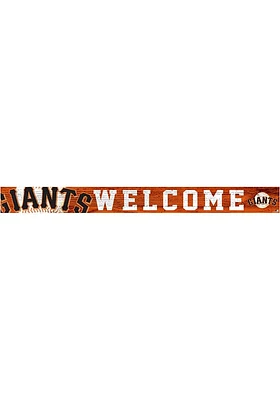 San Francisco Giants Welcome Strip Sign