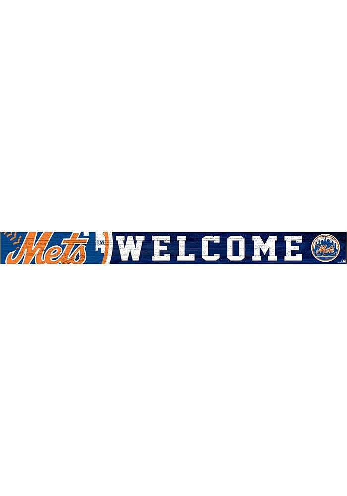 New York Mets Welcome Strip Sign