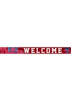 Philadelphia Phillies Welcome Strip Sign - Red
