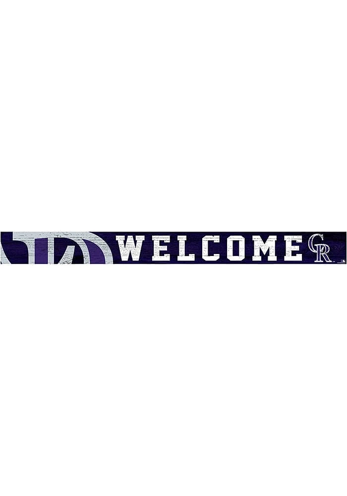 Colorado Rockies Welcome Strip Sign