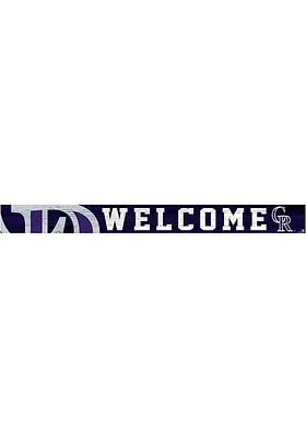 Colorado Rockies Welcome Strip Sign