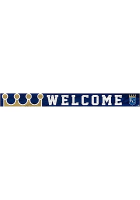 Kansas City Royals Welcome Strip Sign - Blue