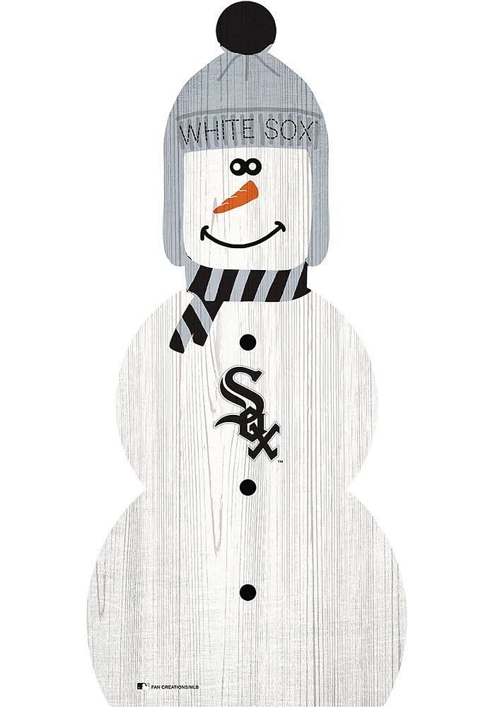 Chicago White Sox Snowman Leaner Sign