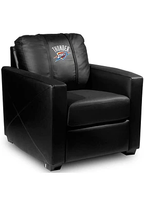 Oklahoma City Thunder Faux Leather Club Desk Chair - Black