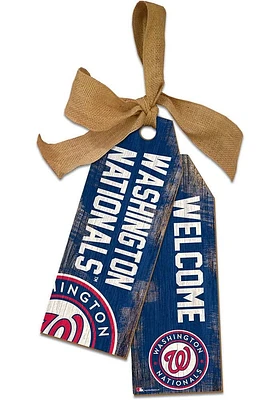 Washington Nationals Team Tags Sign