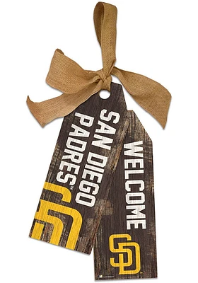San Diego Padres Team Tags Sign