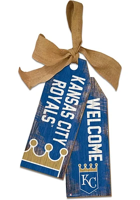 Kansas City Royals Team Tags Sign - Blue