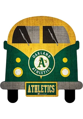 Oakland Athletics Team Bus Sign