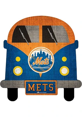 New York Mets Team Bus Sign