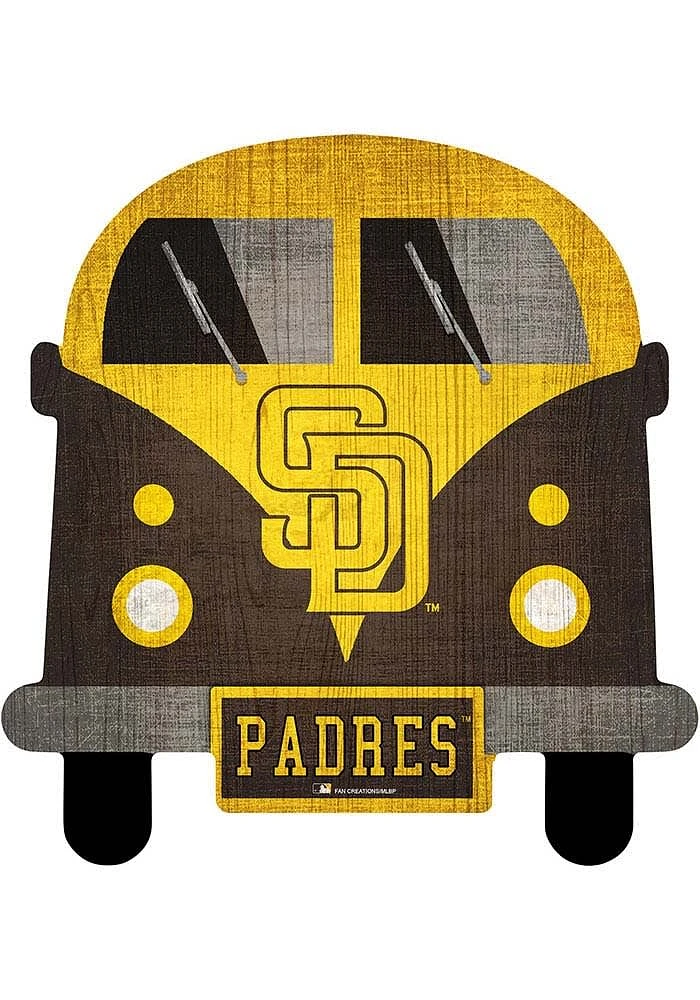 San Diego Padres Team Bus Sign