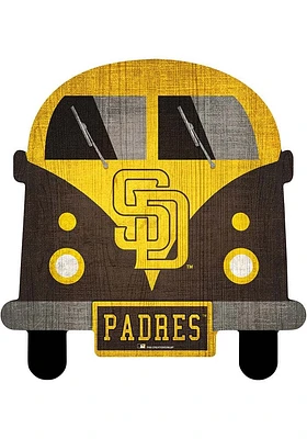 San Diego Padres Team Bus Sign