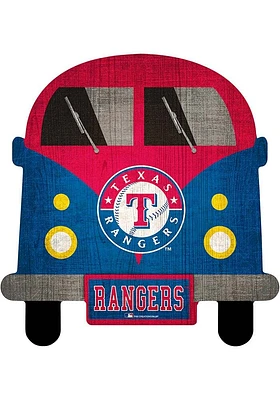 Texas Rangers Team Bus Sign
