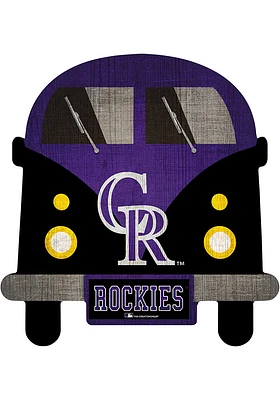 Colorado Rockies Team Bus Sign