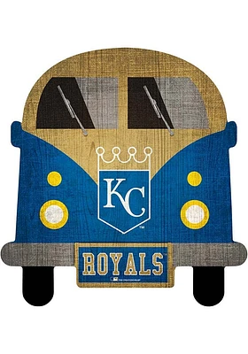 Kansas City Royals Team Bus Sign - Blue
