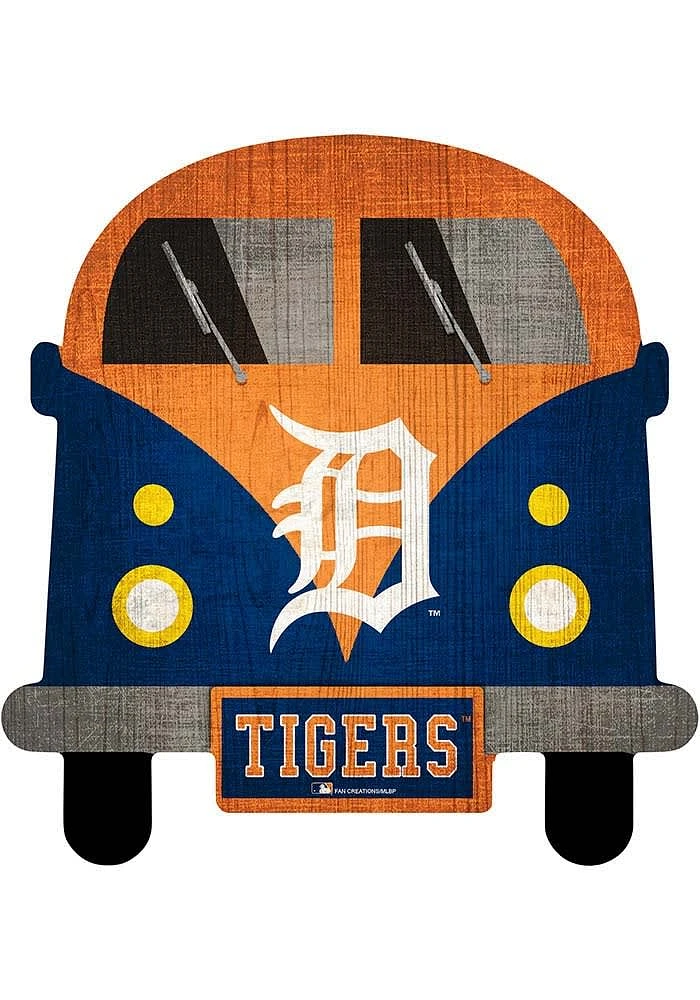 Detroit Tigers Team Bus Sign