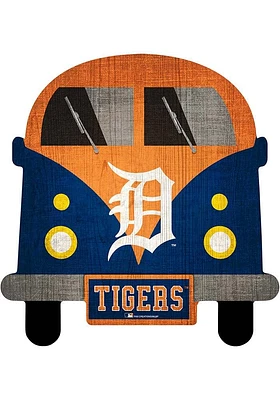 Detroit Tigers Team Bus Sign