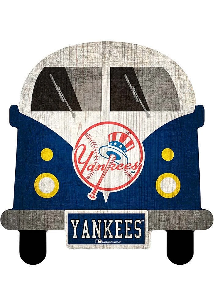 New York Yankees Team Bus Sign