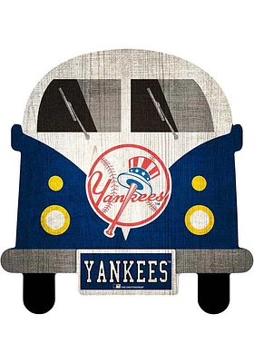 New York Yankees Team Bus Sign