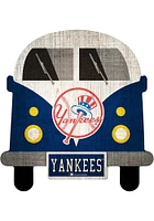 New York Yankees Team Bus Sign
