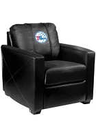 Philadelphia 76ers Faux Leather Club Desk Chair - Black