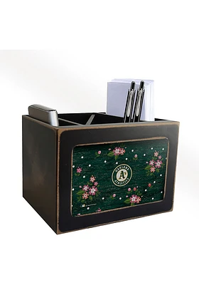 Oakland Athletics Floral Desktop Organizer Desk Accessory