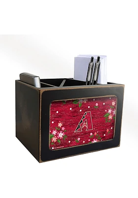 Arizona Diamondbacks Floral Desktop Organizer Desk Accessory