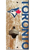 Toronto Blue Jays Distressed Bottle Opener Sign