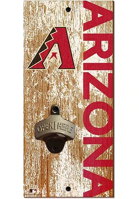 Arizona Diamondbacks Distressed Bottle Opener Sign
