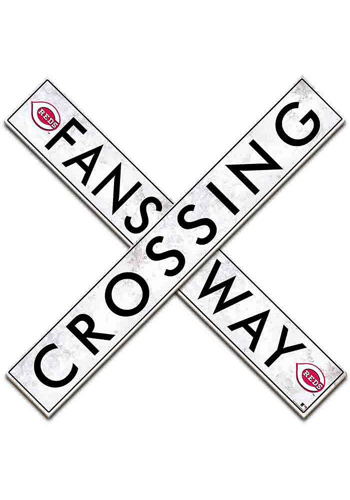 Cincinnati Reds 48 Inch Fans Way Crossing Wall Art