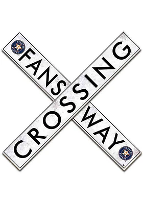 Houston Astros Inch Fans Way Crossing Wall Art