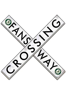 Oakland Athletics Inch Fans Way Crossing Wall Art