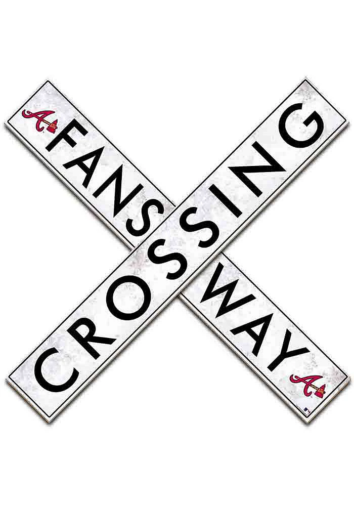 Atlanta Braves Inch Fans Way Crossing Wall Art