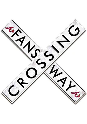 Atlanta Braves Inch Fans Way Crossing Wall Art