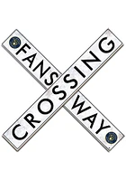 Milwaukee Brewers 24 Inch Fans Way Crossing Wall Art