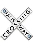 Seattle Mariners Inch Fans Way Crossing Wall Art