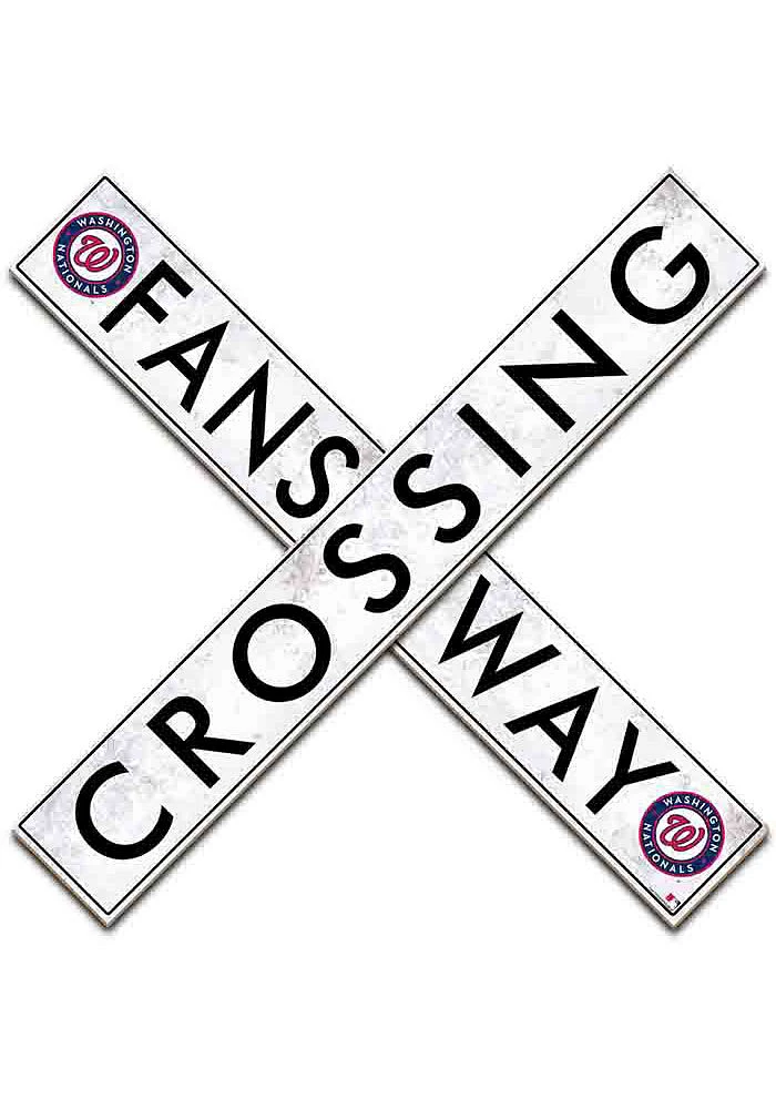 Washington Nationals Inch Fans Way Crossing Wall Art