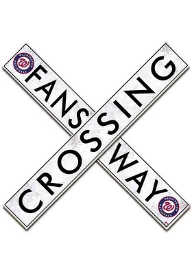 Washington Nationals Inch Fans Way Crossing Wall Art