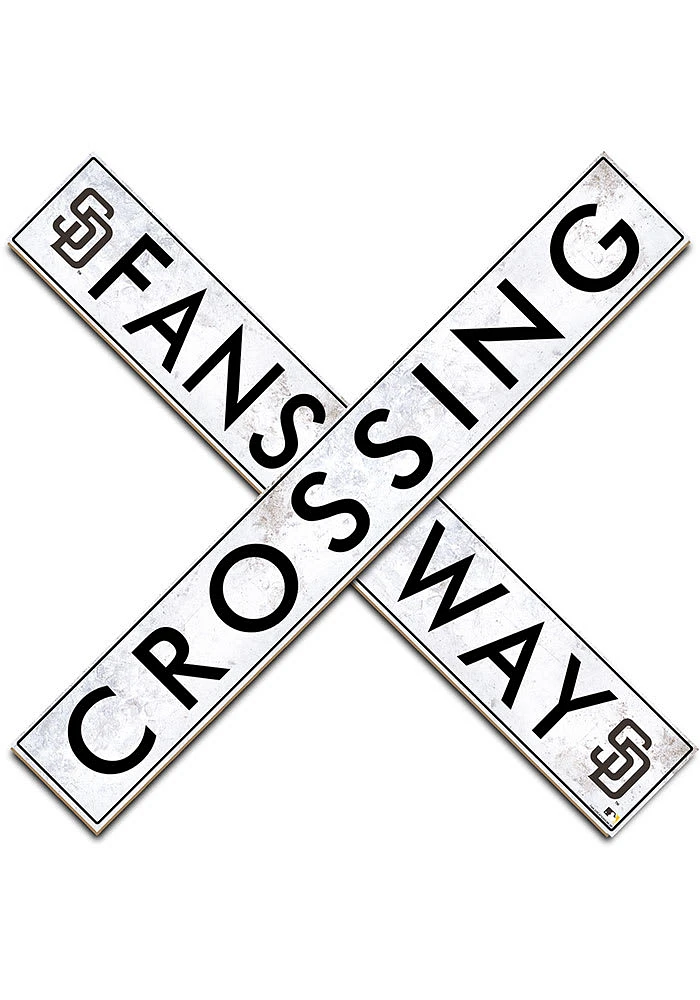 San Diego Padres 24 Inch Fans Way Crossing Wall Art